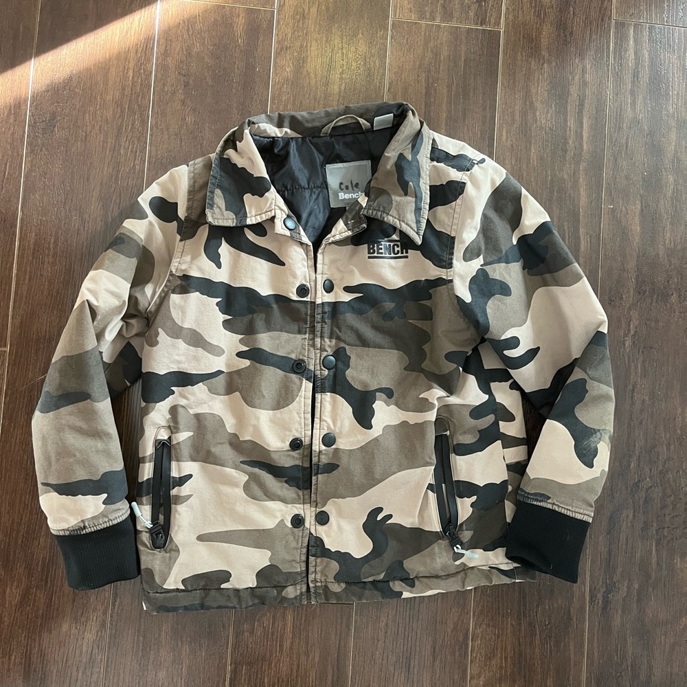 Camo Jacket with Black Accents